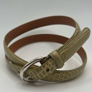 Italian Leather Belt Green Alligator Crocodile
LAUREN Ralph Lauren ‎Size XL New